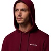 image:imageColumbia mens Trek HoodieRich WineCsc Sleeve Logo
