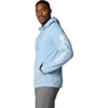 image:imageColumbia mens Trek HoodieRipple BlueCsc Sleeve Logo