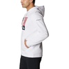 image:imageColumbia mens Trek HoodieWhiteUs Flag Stamp