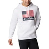 image:imageColumbia mens Trek HoodieWhiteUs Flag Stamp