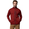 image:imageColumbia Mens Essential Hike Grid Fleece Full ZipRed Oxide