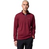 image:imageColumbia Mens Essential Hike Grid Fleece Half ZipRich Wine