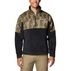 image:imageColumbia mens Phg Fleece Overlay II 14 ZipBlackMossy Oak Bottomland
