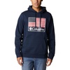 Collegiate Navy/Us Flag Stamp