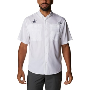 image:imageColumbia College Arkansas Razorbacks Collegiate Tamiami II Short Sleeve ShirtDc  White
