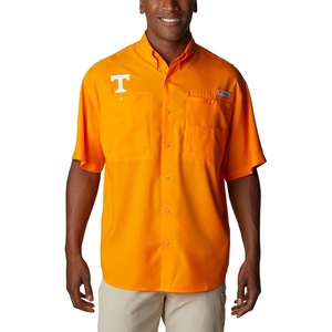image:imageColumbia College Arkansas Razorbacks Collegiate Tamiami II Short Sleeve ShirtUt  Solarize