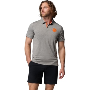 image:imageColumbia Mens Collegiate Tech Trail PoloCle  Charcoal
