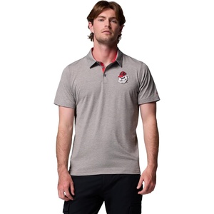 image:imageColumbia Mens Collegiate Tech Trail PoloUga  Charcoal