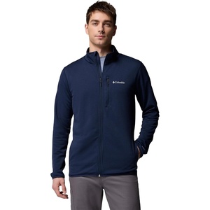 image:imageColumbia Mens Essential Hike Grid Fleece Full ZipCollegiate Navy