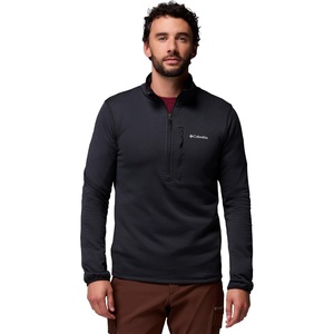 image:imageColumbia Mens Essential Hike Grid Fleece Half ZipBlack