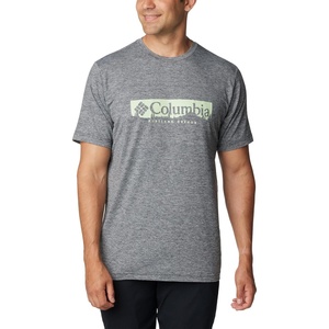 image:imageColumbia Mens Kwick Hike Graphic Short Sleeve TeeBlack HeatherCsc Box Treeline