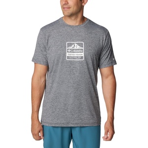 image:imageColumbia Mens Kwick Hike Graphic Short Sleeve TeeBlack HeatherTested Tough Pdx