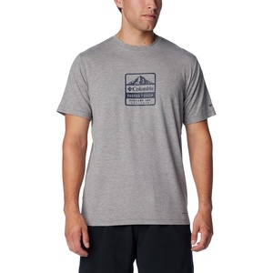 image:imageColumbia Mens Kwick Hike Graphic Short Sleeve TeeBoulder HeatherTested Tough Pdx