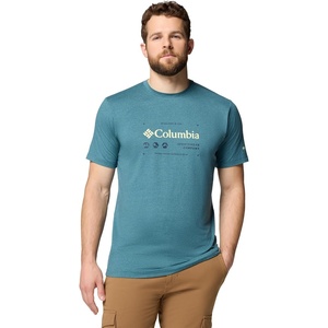 image:imageColumbia Mens Kwick Hike Graphic Short Sleeve TeeEverblue HeatherIconic Brand