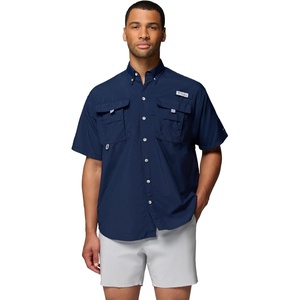 image:imageColumbia Mens PFG Bahama II Short Sleeve Fishing ShirtCollegiate Navy