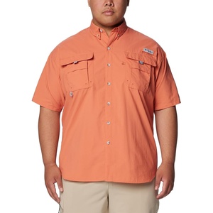 image:imageColumbia Mens PFG Bahama II Short Sleeve Fishing ShirtFaded Peach