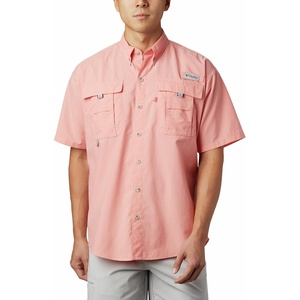 image:imageColumbia Mens PFG Bahama II Short Sleeve Fishing ShirtSorbet