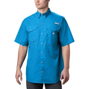 image:imageColumbia Mens PFG Bonehead Short Sleeve Fishing ShirtCompass Blue