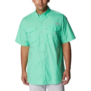 image:imageColumbia Mens PFG Bonehead Short Sleeve Fishing ShirtLight Jade