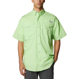image:imageColumbia Mens PFG Bonehead Short Sleeve Fishing ShirtLime Glow