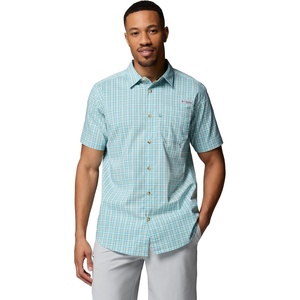 image:imageColumbia Mens PFG Harbor Peak Short Sleeve ShirtMarine Light Offshore Tartan
