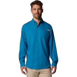 image:imageColumbia Mens PFG Tamiami II Long Sleeve Fishing ShirtBlue Echo