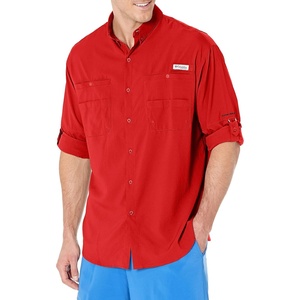 image:imageColumbia Mens PFG Tamiami II Long Sleeve Fishing ShirtRed Spark