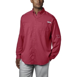 image:imageColumbia Mens PFG Tamiami II Long Sleeve Fishing ShirtSunset Red