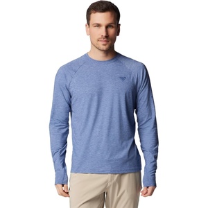 image:imageColumbia Mens PFG Uncharted Long Sleeve ShirtBluebell Heather