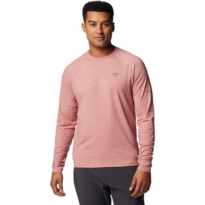 image:imageColumbia Mens PFG Uncharted Long Sleeve ShirtSandalwood Pink Heather