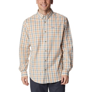 image:imageColumbia Mens Rapid Rivers Ii Long Sleeve ShirtAncient Fossil Multi Gingham Orange