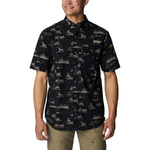 image:imageColumbia Mens Sharptail Short Sleeve ShirtSharptail Short Sleeve ShirtBlack High Country Print