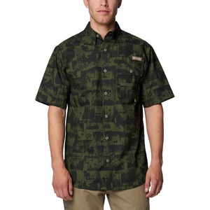 image:imageColumbia Mens Sharptail Short Sleeve ShirtSharptail Short Sleeve ShirtSurplus Green Deer Stand Check