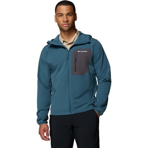 image:imageColumbia Mens Tall Heights III Hooded SoftshellEverblueShark