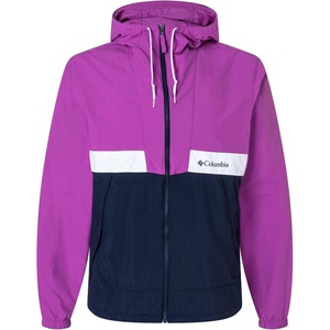 image:imageColumbia Spire Valley Hooded WindbreakerRazzleCollegiate NavyWhite