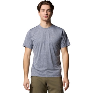 image:imageColumbia Tech Trail Utility Short Sleeve CrewCollegiate Navy Heather
