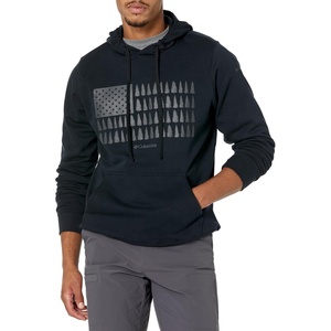 image:imageColumbia mens Trek HoodieBlackTreeline Flag Graphic