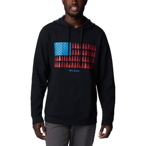 image:imageColumbia mens Trek HoodieBlackTreestriped Flag