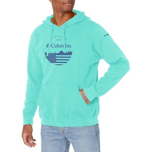 image:imageColumbia mens Trek HoodieBright Aqua HeatherFun With Flags Graphic