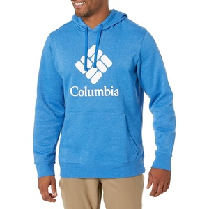 image:imageColumbia mens Trek HoodieBright Indigo HeatherCsc Stacked Logo