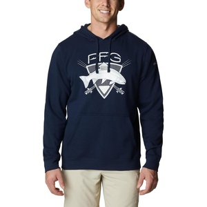 image:imageColumbia mens Trek HoodieCollegiate Navy Freshwater Graphic