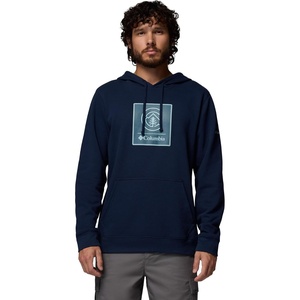 image:imageColumbia mens Trek HoodieCollegiate NavyLinework C Badge