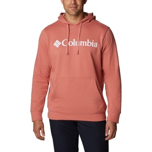 image:imageColumbia mens Trek HoodieDark CoralCsc Stacked Logo