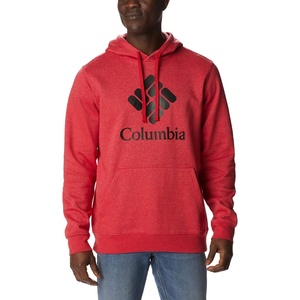 image:imageColumbia mens Trek HoodieMountain Red HeatherCsc Stacked Logo