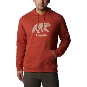 image:imageColumbia mens Trek HoodieWarp Red  Bearly Checkered Peaks Graphic