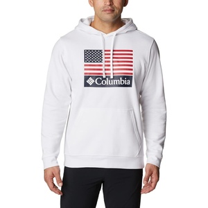 image:imageColumbia mens Trek HoodieWhiteUs Flag Stamp