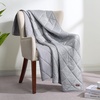 image:imageColumbia 50 x 60 Cooling Throw Blanket  Soft and Cozy Home Essentials for Bed and Living Room 80 Nylon  20 Polyethylene Heathered 6 Diamond Quilt 100 Polyester Wicking  CLB GreyClb Grey