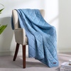 image:imageColumbia 50 x 60 Cooling Throw Blanket  Soft and Cozy Home Essentials for Bed and Living Room 80 Nylon  20 Polyethylene Heathered 6 Diamond Quilt 100 Polyester Wicking  CLB GreyDark Mirage