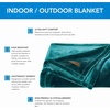 image:imageColumbia 50 x 60 Super Plush Lightweight Throw Blanket  Outdoor Essentials for Camping Picnics and Adventures Soft and Cozy Home Essentials for Bed and Living Room  SparrowNight Wave