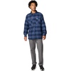 image:imageColumbia Cornell Woods Fleece Lined Shirt JacketCollegiate Navy Buffalo Tartan
